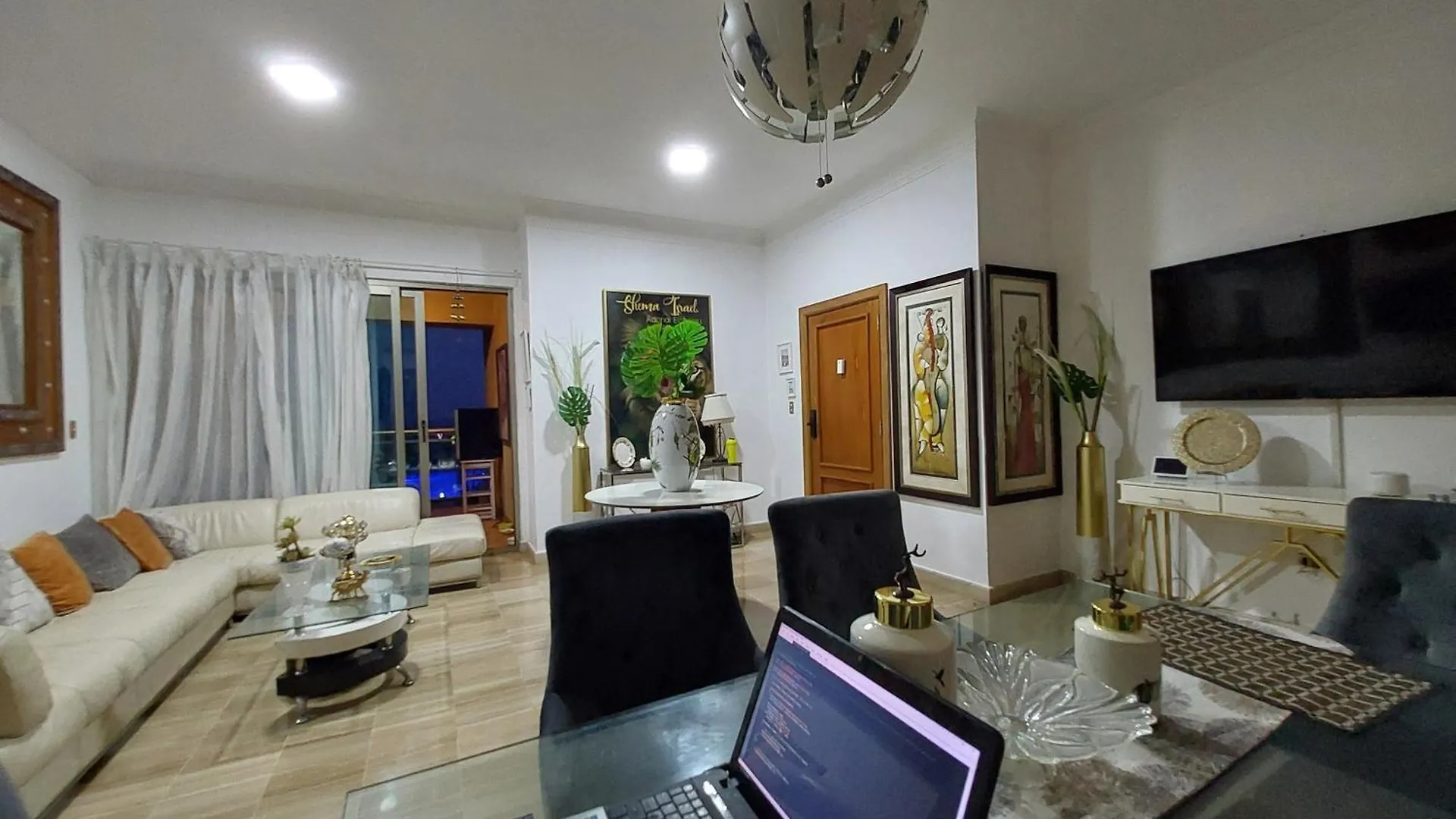 民宿 Habitacion Vista Al Mar En Apartamento Compartido 聖多明哥